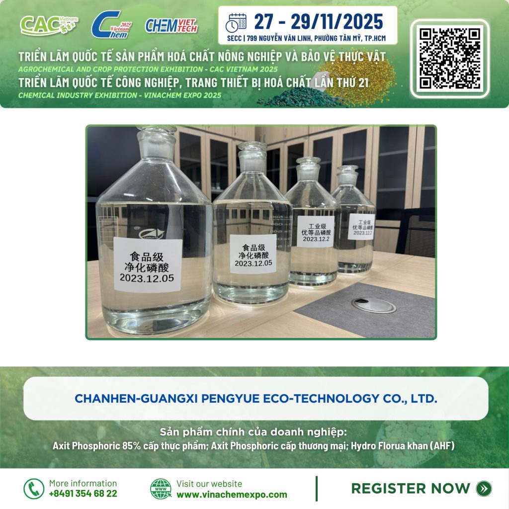 axit phosphoric 85% cấp thực phẩm của Chanhen dùng cho thực phẩm và công nghiệp