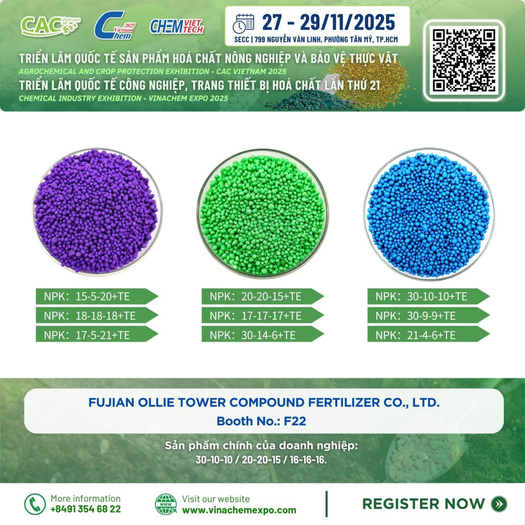 phân bón hợp chất Fujian Ollie Tower đạt ISO 9001 14001