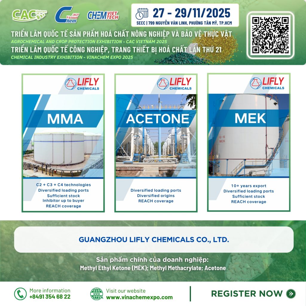 dung môi MEK của Guangzhou Lifly đóng gói iso-tank và phuy cho xuất khẩu toàn cầu