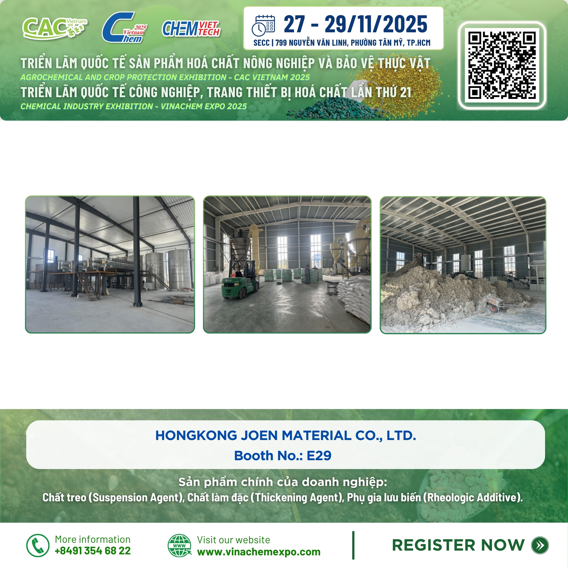 phụ gia lưu biến từ bentonite natri của HONGKONG JOEN MATERIAL cho sơn phủ và vữa xây dựng