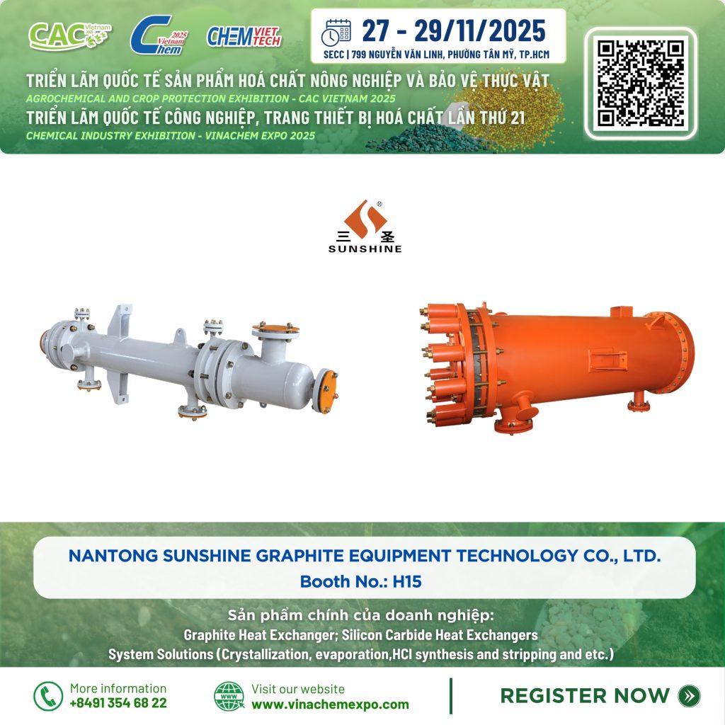 graphite heat exchanger chống ăn mòn của Nantong Sunshine Graphite