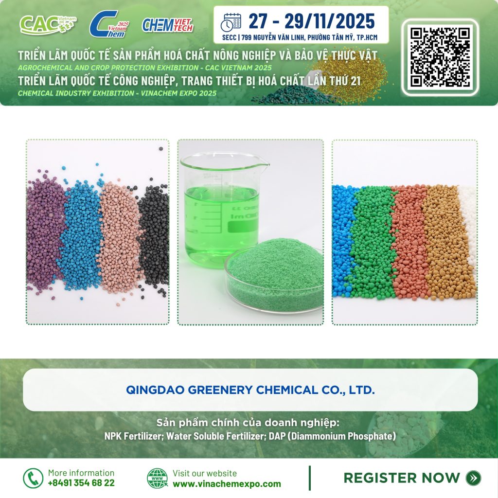 phân bón NPK Qingdao Greenery cho nhiều cây trồng và điều kiện canh tác